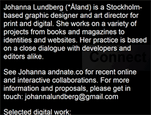 Tablet Screenshot of johannalundberg.com